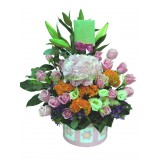 AIY011- 興趣花藝班 -祝賀鮮花禮品花籃設計4 堂 (包括花材-每堂1.5小時,歡迎致電查詢上課時間)